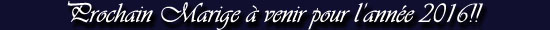 prochain marige 2